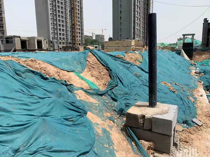 防護虹吸排水收集系統施工現場